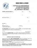 Contrato disco movil