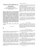 Proceso Fundicion en Aluminio