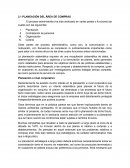 El proceso administrativo ha sido analizado en varias partes o funciones las cuales son las siguientes: Unidad de compras 2