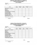 Tarjeta califiaciones