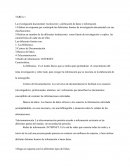 La investigación documental: recolección y calificación de datos e información.