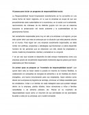 10 pasos para iniciar un programa de responsabilidad social