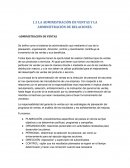 LA ADMINISTRACIÓN DE VENTAS Y LA ADMINISTRACIÓN DE RELACIONES.