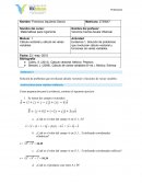 Evidencia 1, Solución de problemas que involucran cálculo vectorial y funciones de varias variables.