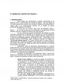 Termino contrato de trabajo