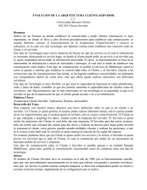 Cliente servidor. Página 1