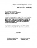 EJEMPLO DE SOLICITUD