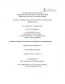 Análisis el docente y los programas escolares