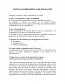 Tecnicas y herramientas de planeacion
