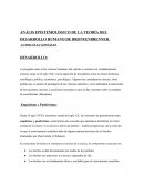 Análisis epistemológico de la teoría del desarrollo humano de bromfenbrenner