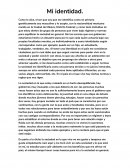 Mi identidad