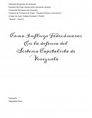 Como influye Fedecamaras en la defensa del sistema capitalista