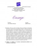 ENSAYO PROCESO DE LA COMUNICACION