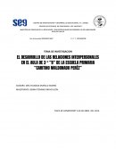 El desarrollo de las relaciones interpersonales