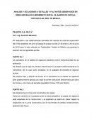 Analisi y soluciones de detalles