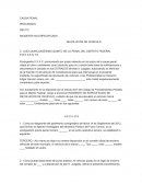 Incidente no especificado devolucion de vehiculo