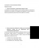 La percepción y la toma de decisiones individual.