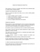 ENSAYO DE PRUEBA DE CONCEPTOS