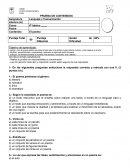 Prueba de contenidos - el poema Lenguaje y Comunicación