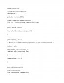 Creacion de tren en Java