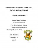 Plano inclinado Mecánica II