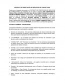 CONTRATO DE PRESTACIÓN DE SERVICIOS DE CONSULTORIA