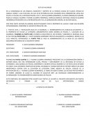 Acta de acuerdos: Elevación a agencia de policía