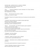 Vocabulario del Libro Asesinato del Canadian Express
