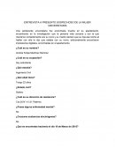 ENTREVISTA A PRESUNTO ASESINATO