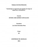 TRABAJO DE RECUPERACION “metodología en ergonomía para agentes de riesgo de carga física o biomecánica”