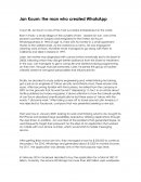 EL CREADOR DE WHATS APP