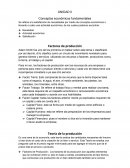 Historia de la economia Conceptos económicos fundamentales