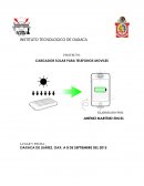 PROYECTO: CARGADOR SOLAR PARA TELEFONOS MOVILES