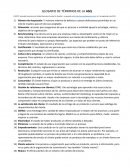 COMO SE DA UN GLOSARIO DE TÉRMINOS DE LA ASQ