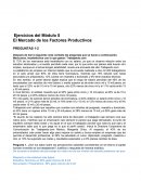 El Mercado de los Factores Productivos