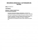 SECUENCIA DIDÁCTICA Y ACTIVIDADES DE RUTINA.