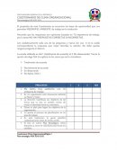 PROCURADURÍA GENERAL DE LA REPÚBLICA CUESTIONARIO DE CLIMA ORGANIZACIONAL