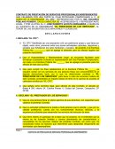 EL GRAN CONTRATO DE PRESTACIÓN DE SERVICIOS PROFESIONALES INDEPENDIENTES