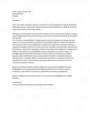 Ejemplo de carta de presentacion