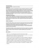 Planteamiento del problema