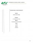 Aportaciones a la administración