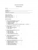 Evaluacion psicomotriz