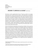 Resumen: El derecho a la ciudad, Vargas Callejas