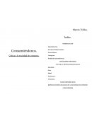 Critica a la sociedad de consumo.