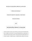 Relacion entre el derecho y la sociologia