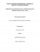 DISEÑO DE UN PLAN ESTRATÉGICO PARA LA INSTITUCIÓN EDUCATIVA CRECIENDO JUNTOS SULLANA – PIURA.