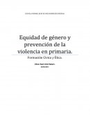 Ensayo Equidad de género