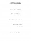 Taller de Bioestadística TRABAJO PRÁCTICO