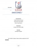 Emociones. Psicología Fisiológica