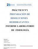 Reconocer e identificar los componentes principales de la disolución rehidratante.